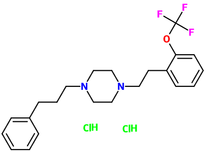 (image for) MC080246 Piperazine, 1-(3-phenylpropyl)-4-[2-[2-(trifluoromethoxy)phenyl]ethyl]-, dihydrochloride